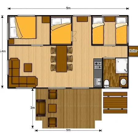 In De Veluwe Met Prive Sanitair Ll54 Luxury tent Putten